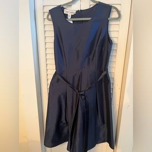 Sarah Campbell Blue Silk Dress - Size 8 - Never Worn